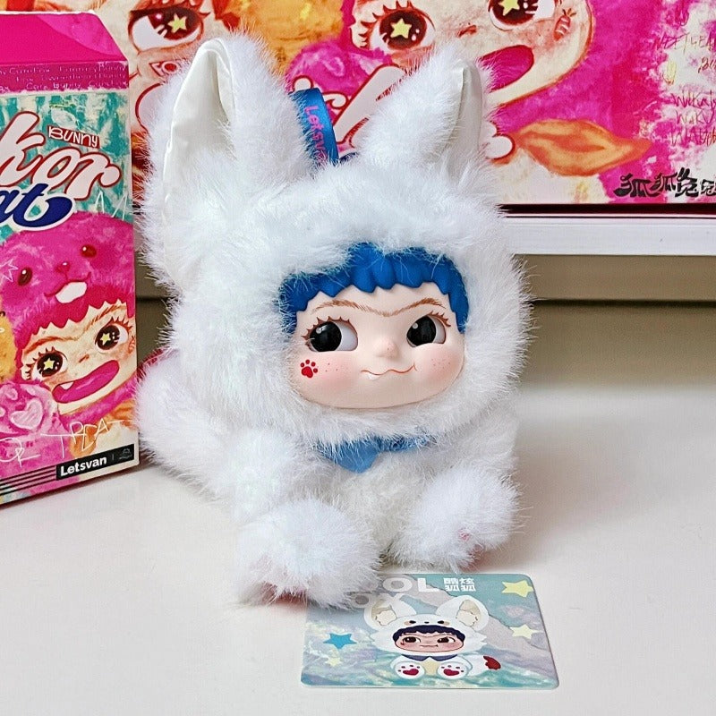 WAKUKU Fox Fox Rabbit Rabbit Mischievous Diary Plush