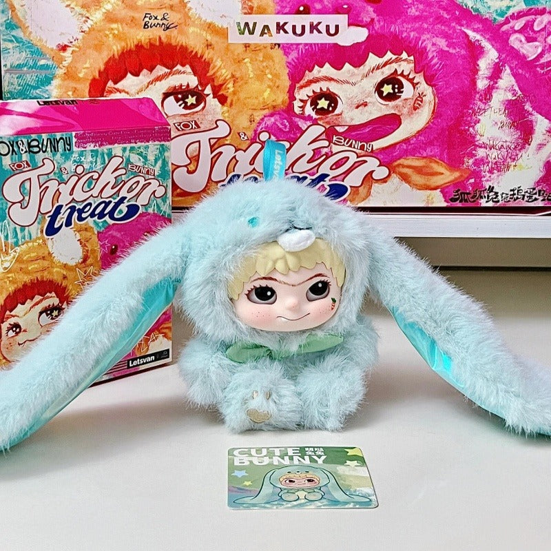 WAKUKU Fox Fox Rabbit Rabbit Mischievous Diary Plush