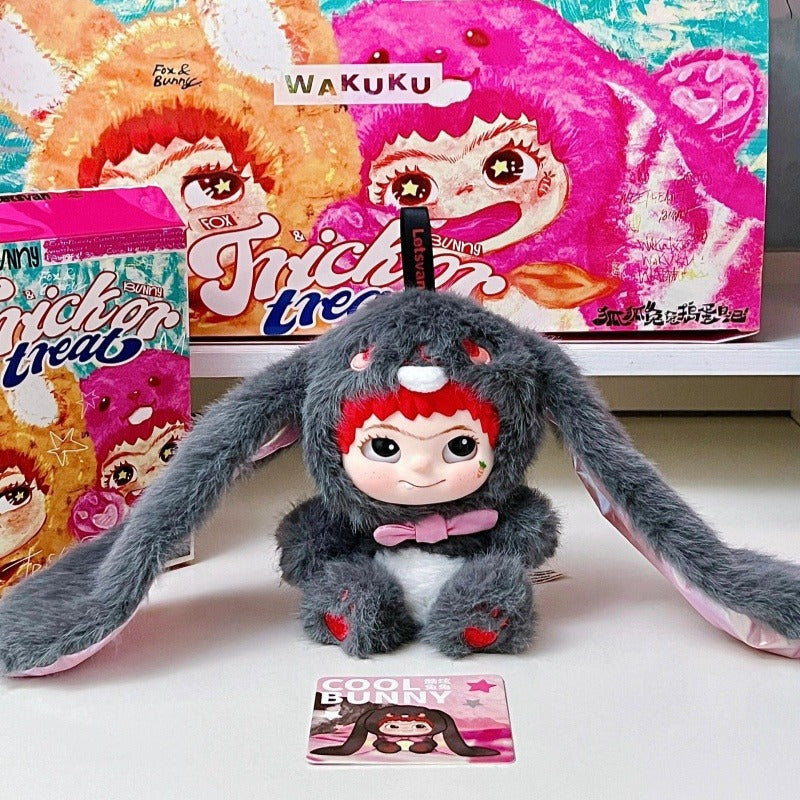WAKUKU Fox Fox Rabbit Rabbit Mischievous Diary Plush