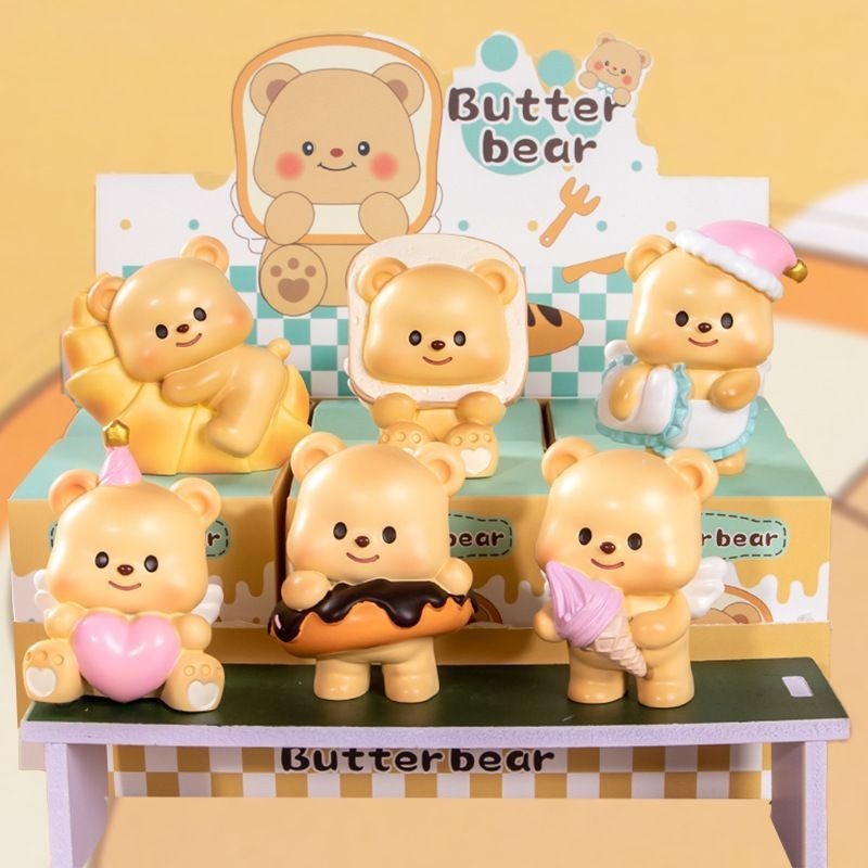 Butter Bear Blind Box Handmade