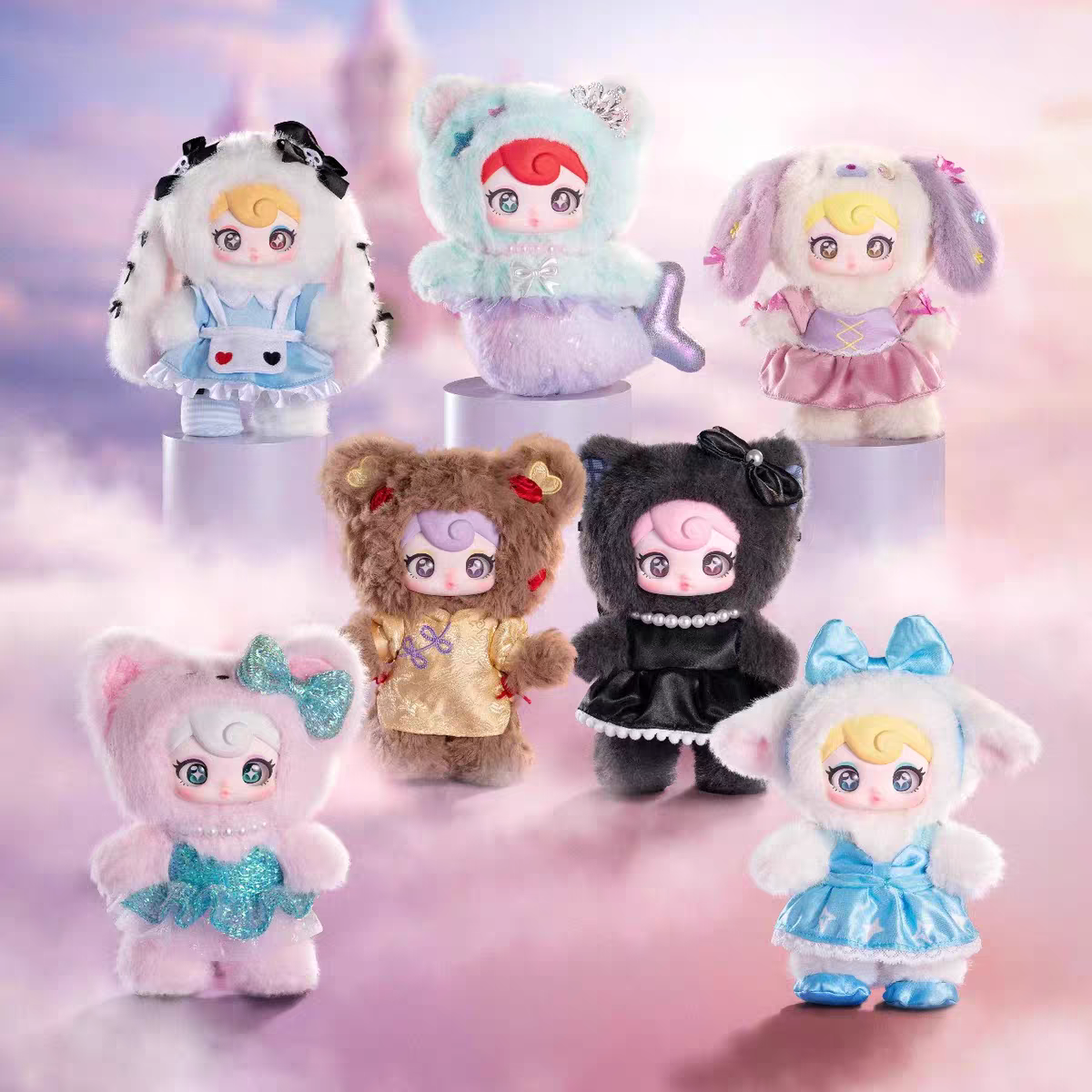 Sunycoco Rebellious Sweetheart Plush Blind Box Trendy Play Gift