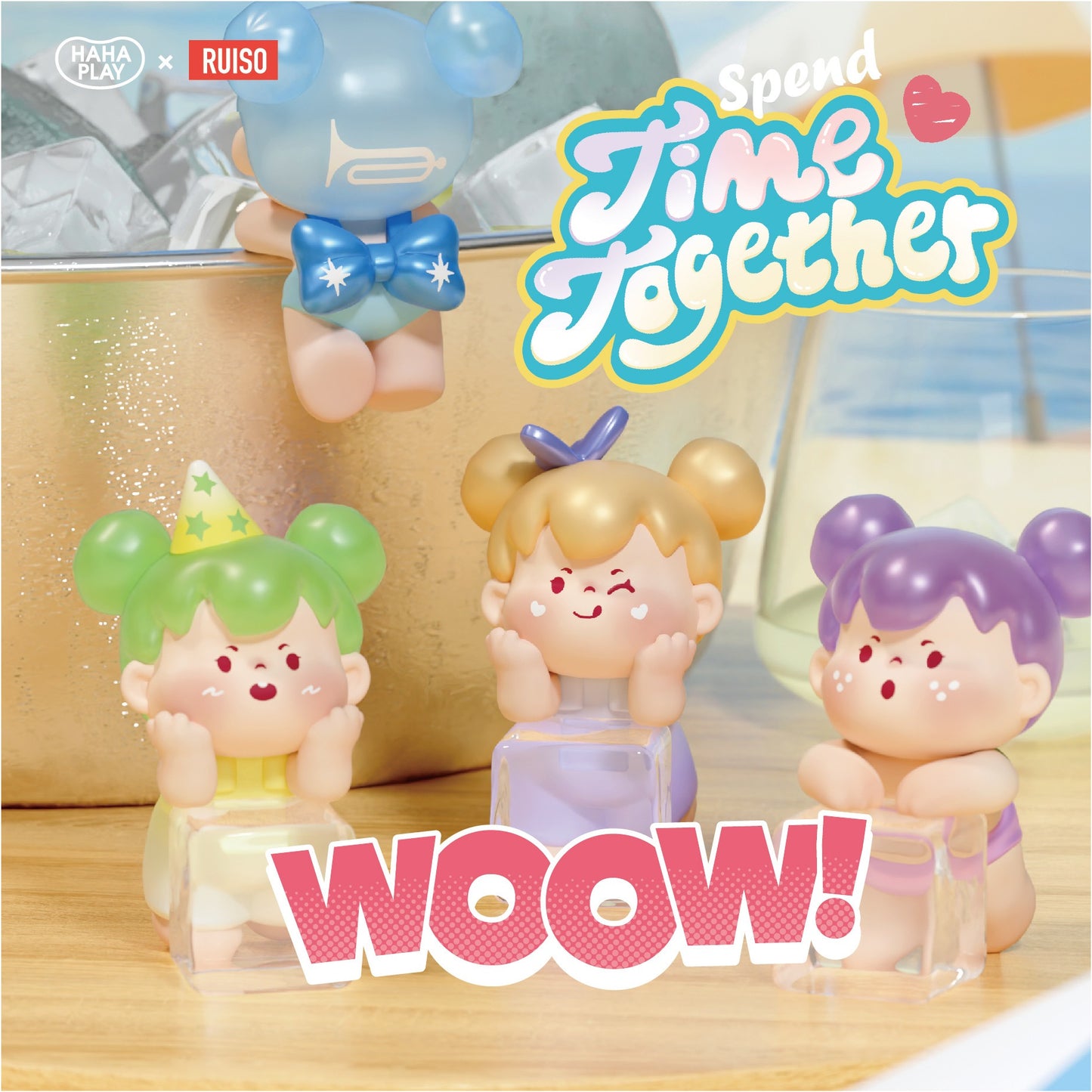 Woow Little Time Party Series Cute Grain Trendy Play Blind Box