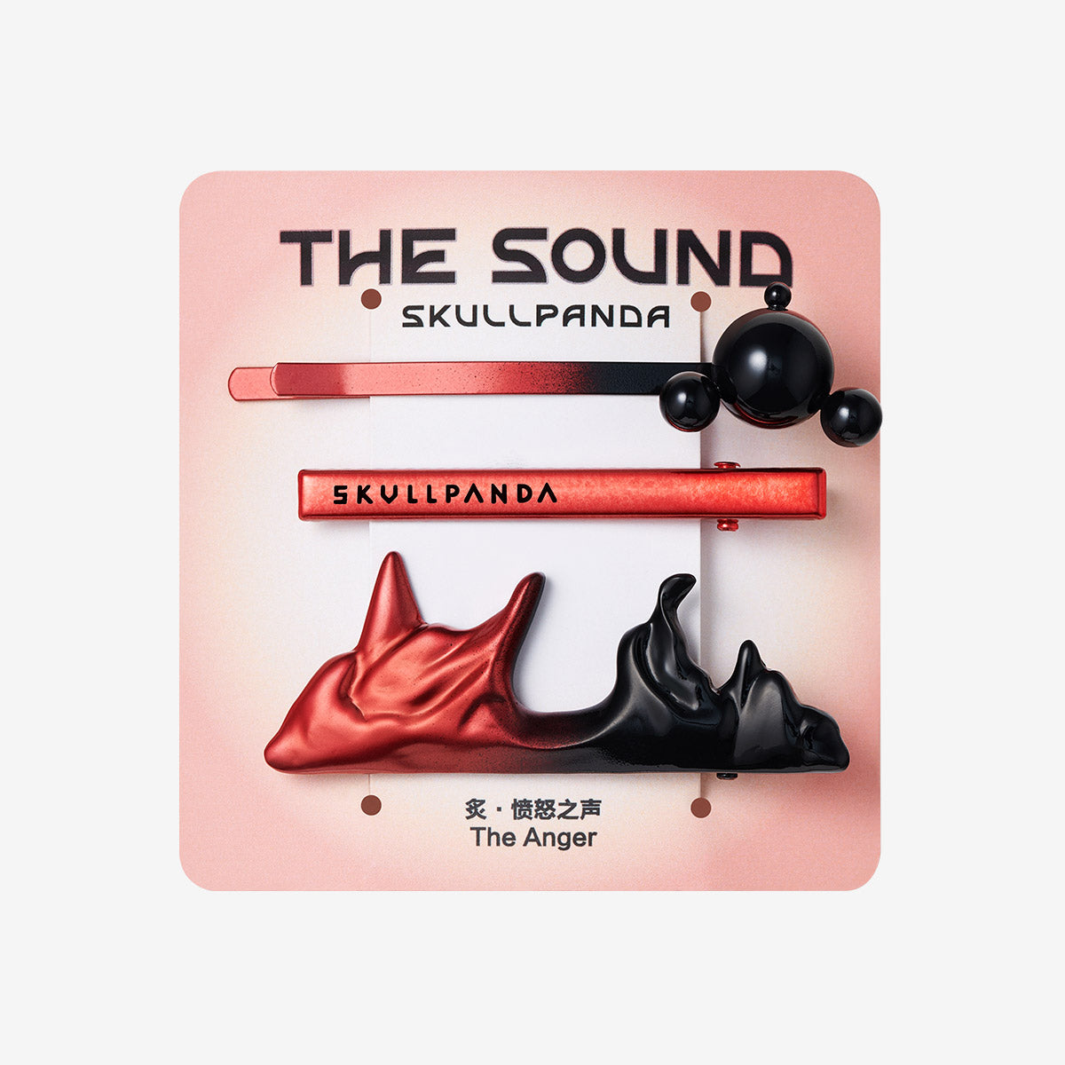 SKULLPANDA The Sound Series Hairpin Combination
