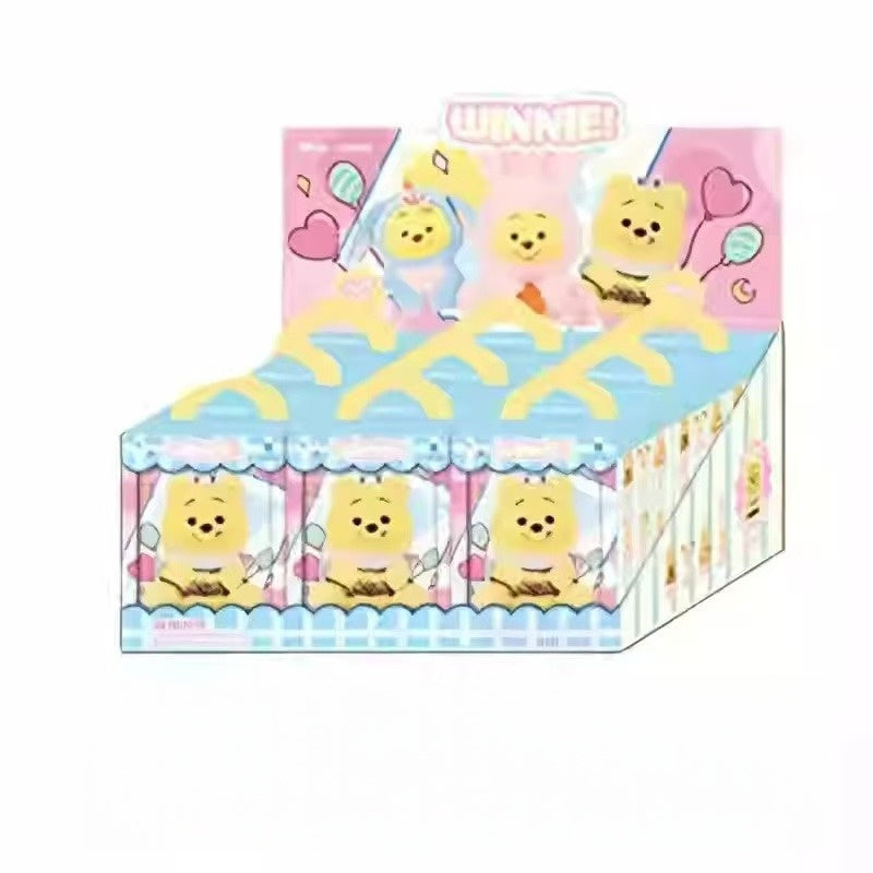 Winnie the Pooh Naughty Party Vinyl and Plush Keychain Blind Box
