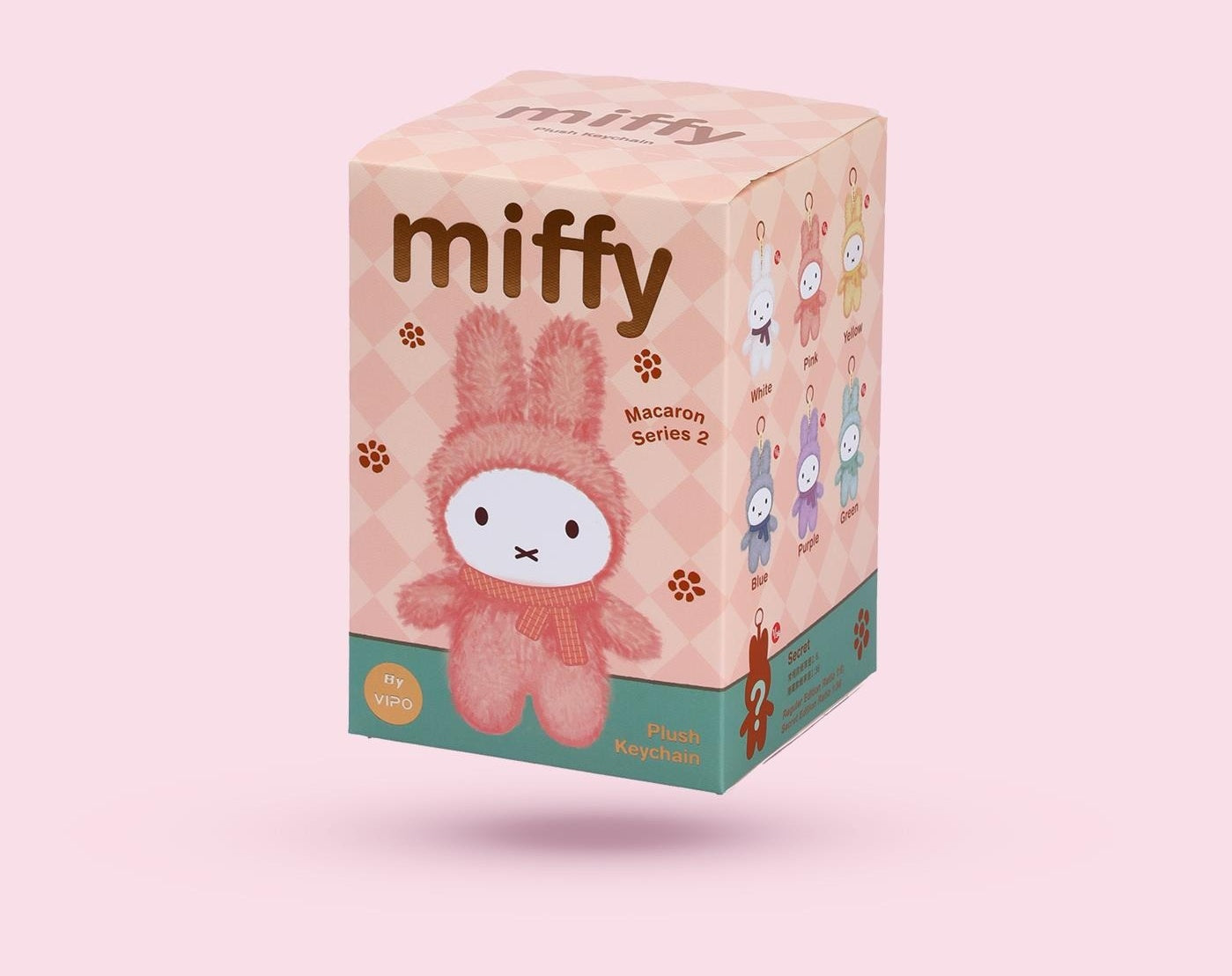 Miffy Rabbit Macaron Second Generation Dopamine Standing Series Plush Blind Box