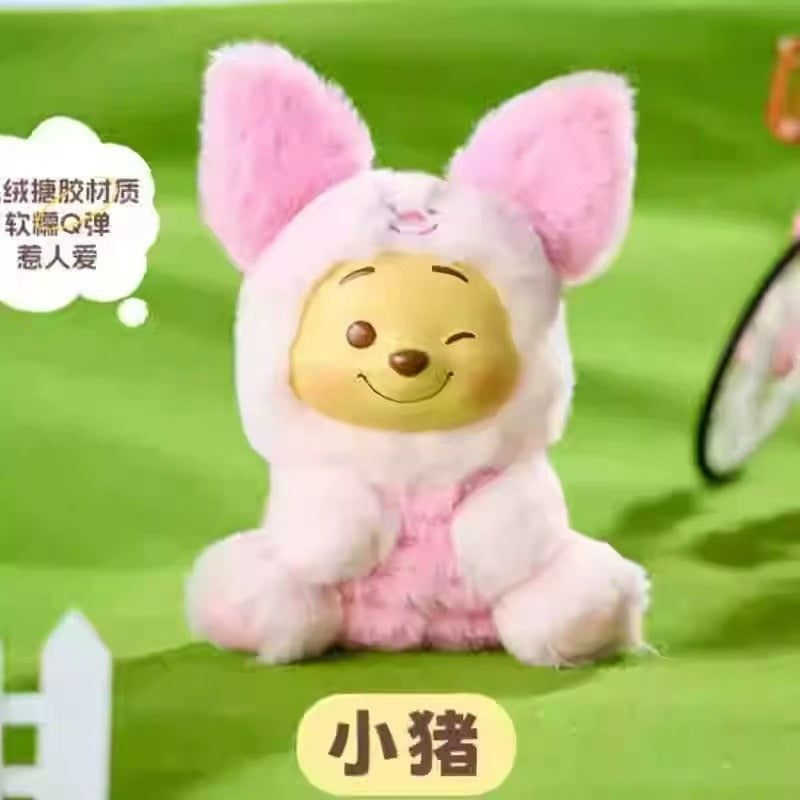 Winnie the Pooh Naughty Party Vinyl and Plush Keychain Blind Box