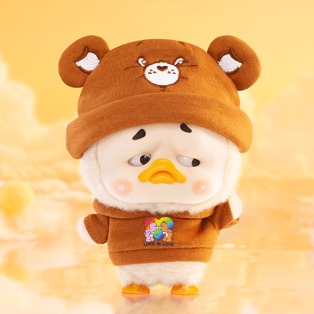 Upset Duck x Care Bear Be Rainbow Duck Series Plush Pendant