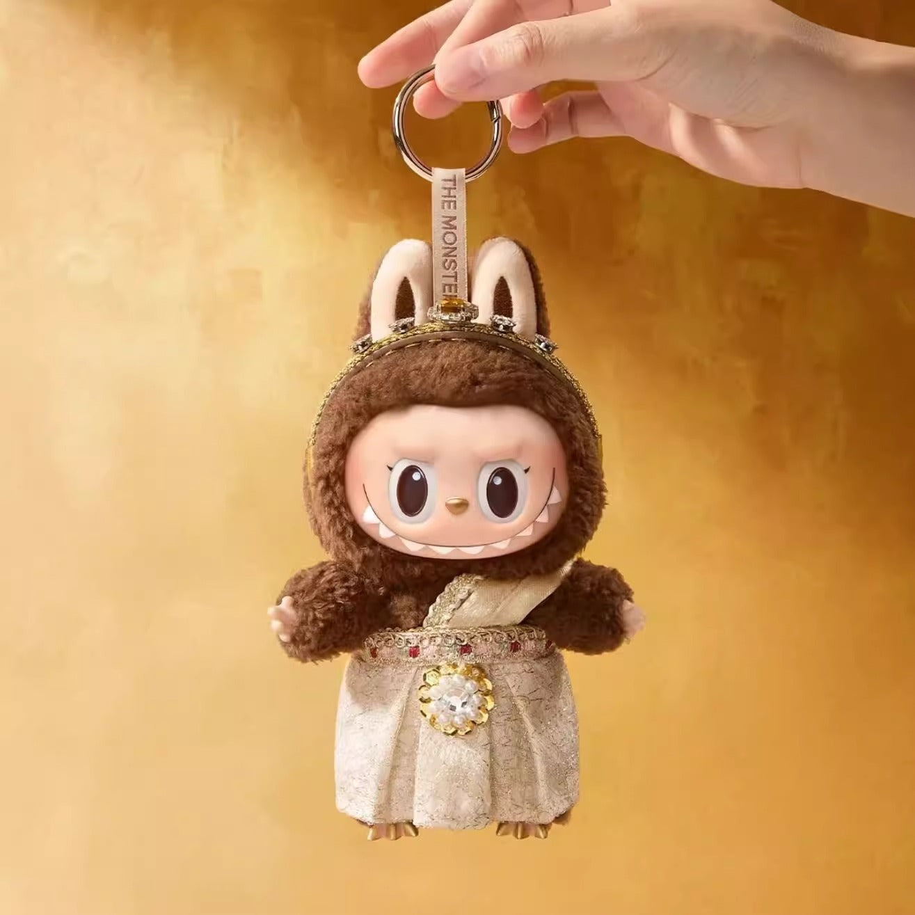 Thailand Limited Labubu Vinyl Plush Doll Bag Pendant