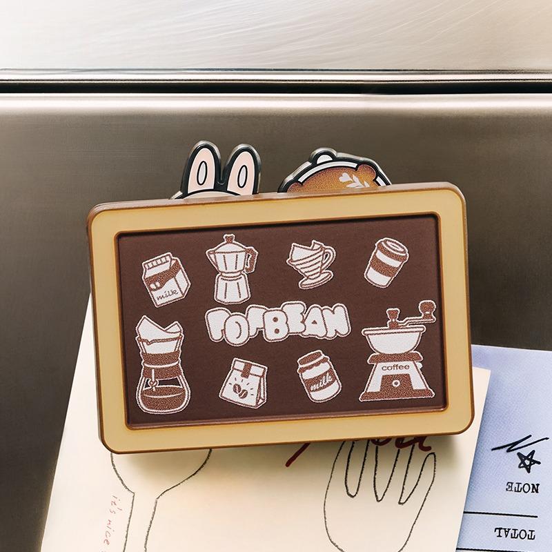 POP BEAN Coffee Factory Series-Fridge Magnet