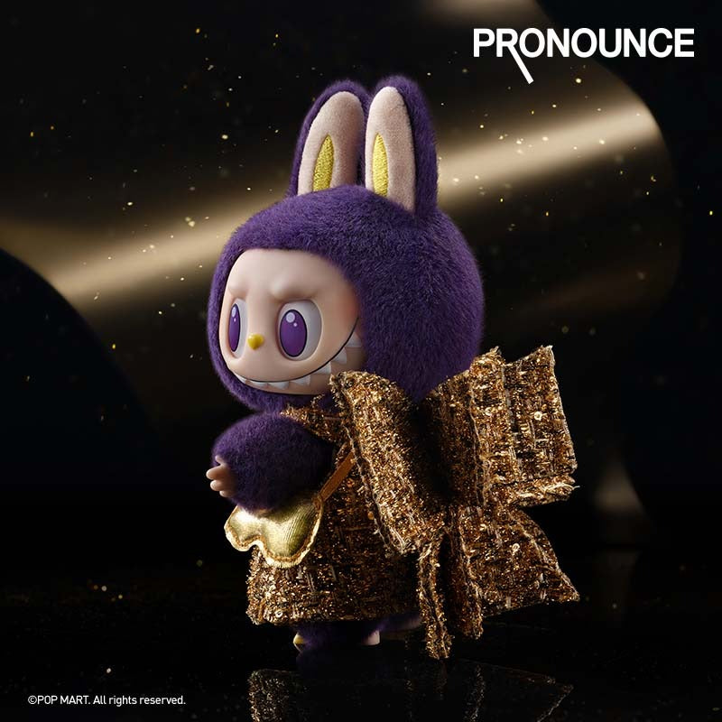 LABUBU Little Milan Fashion Week Limited Edition vinyl plush hanging Card Birthday gift