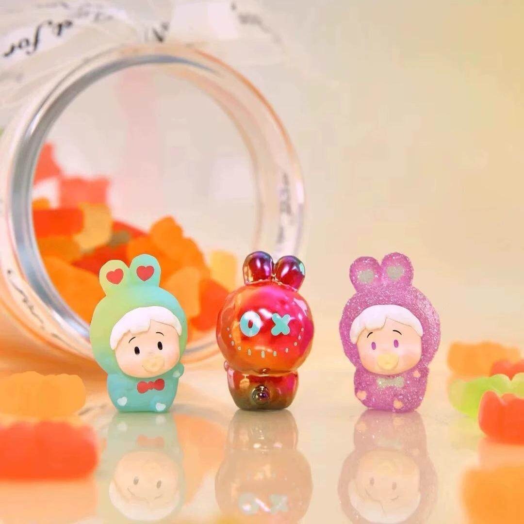 RABBIT small fancy roll bean rabbit series