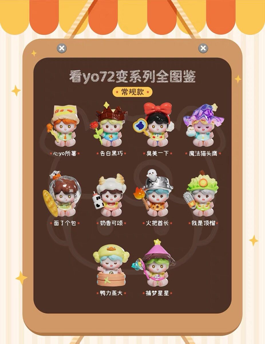 YOYO's YO72 Transformation Series Mini Blind Boxes