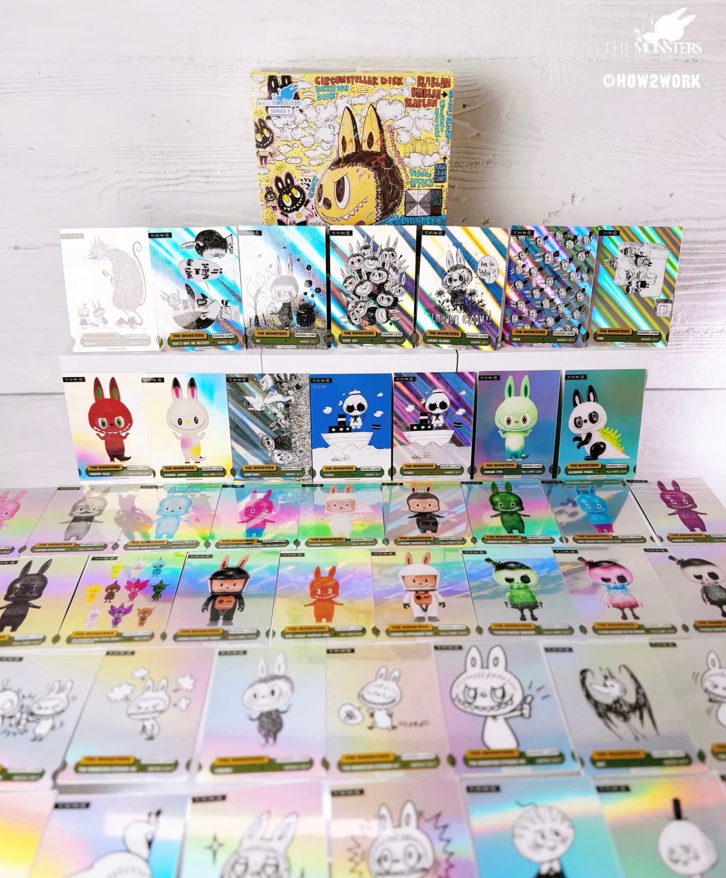 HOW2WORK CTC THE MONSTERS LABUBU Trading Cards