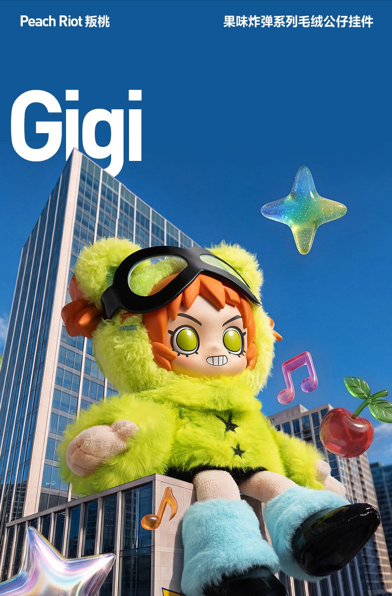 Peach Riot Fruit Punch Series Plush Doll Pendant