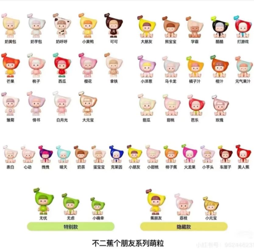 BUER Little Fairy Tale Banana Friends Mini Beans Series - Blind Bag
