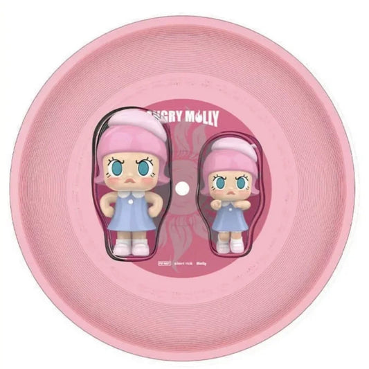 MOLLY 20th Anniversary Angry Molly Single Record Set "Re" Series Figure Hanging Card