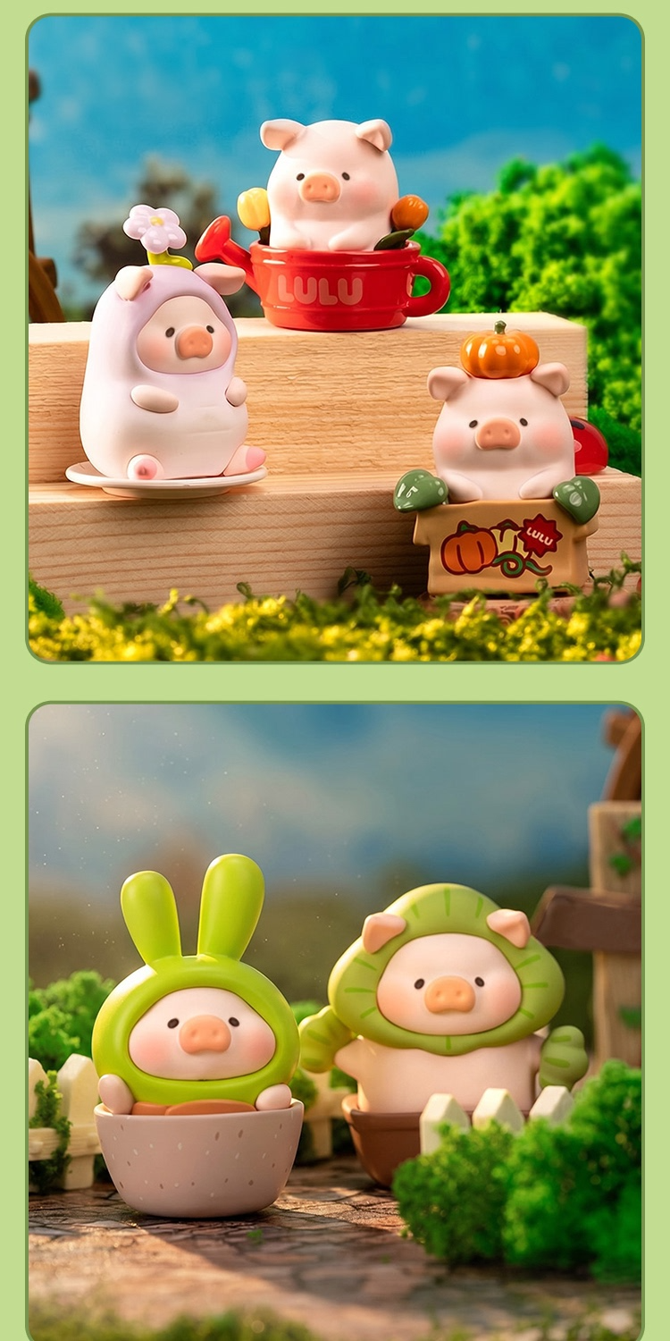 Lulu Pig Flower House Series Cute Nut Doll Blind Bag