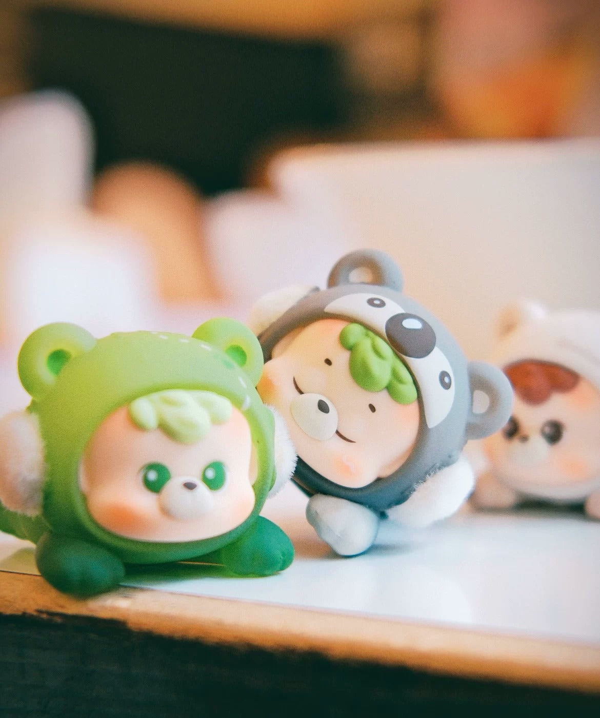 Diudiu Baby 24-hour bear sticker series cute granules