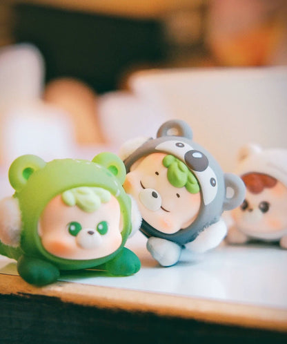 Diudiu Baby 24-hour bear sticker series cute granules