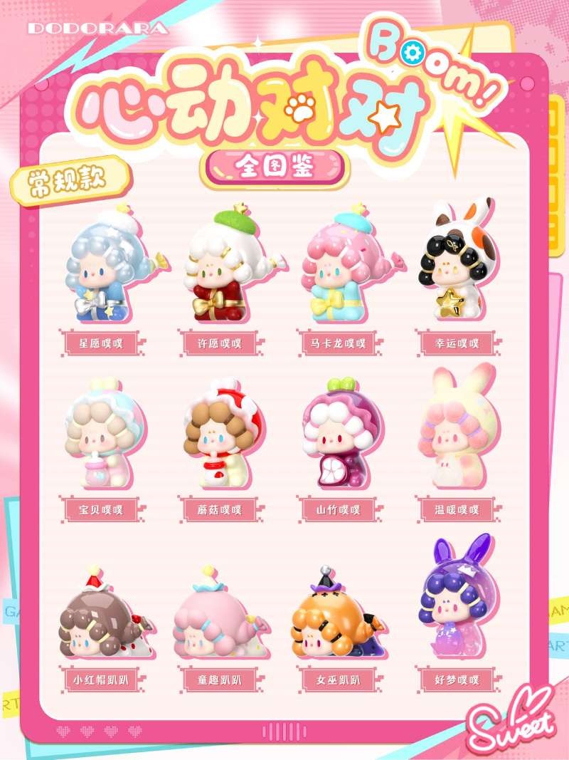 DODORARA "Heart-Fluttering Match" Cute Mini-Figure Blind Bag