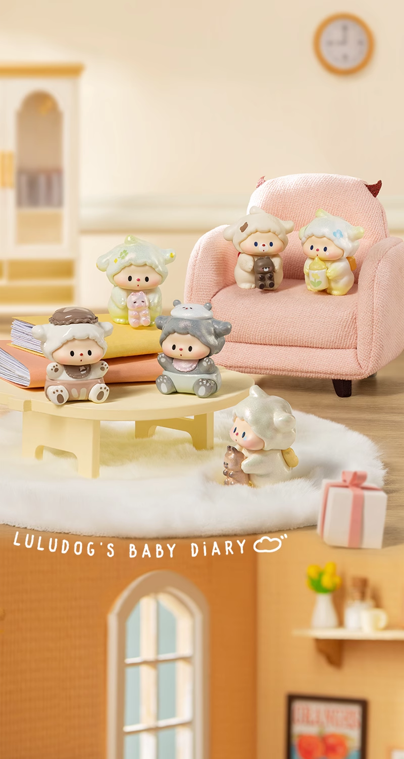 Lulu Dog 3.0 Baby Diary Third Generation Blind Box
