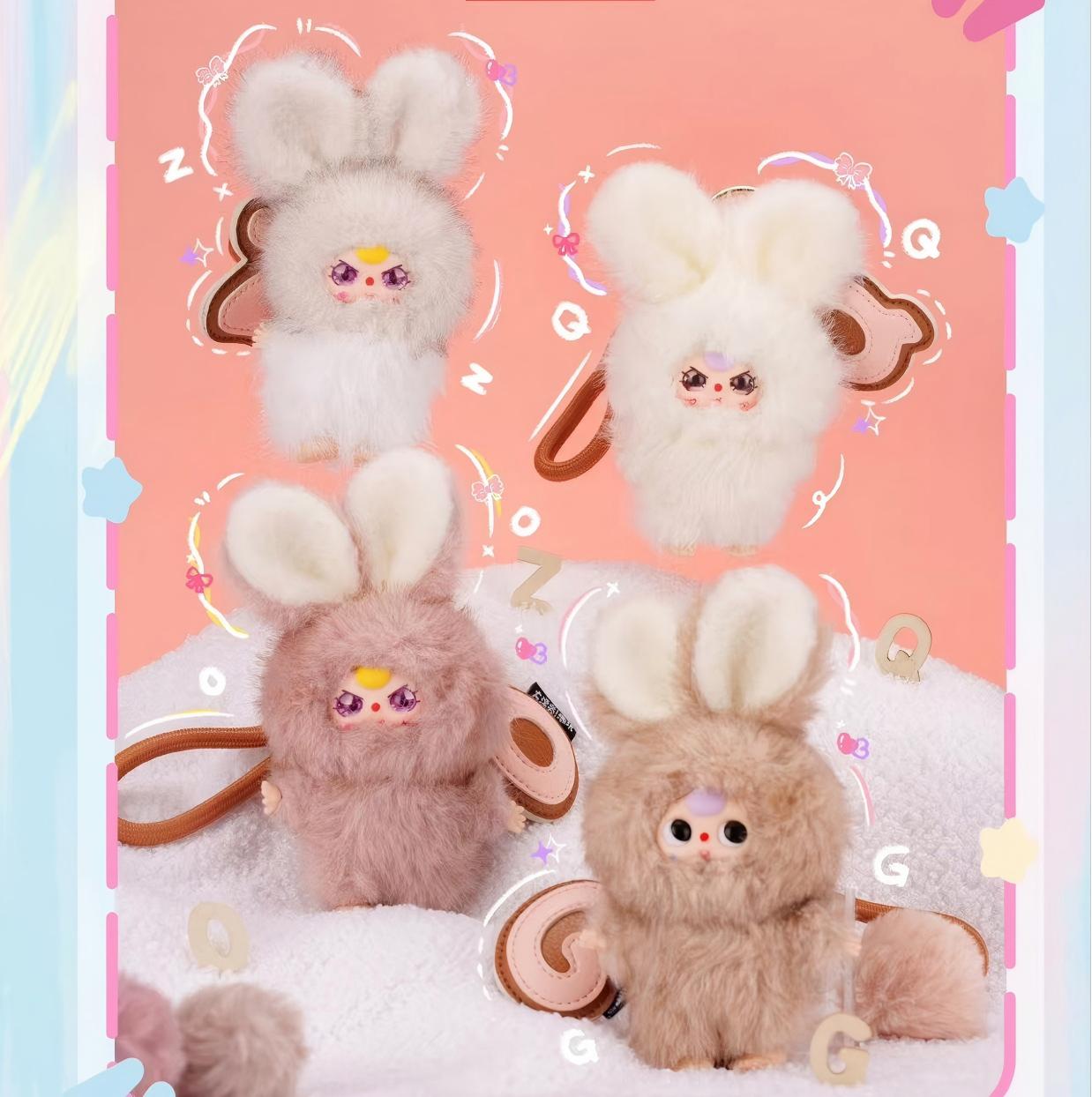 Baby Three super mini bunny plush