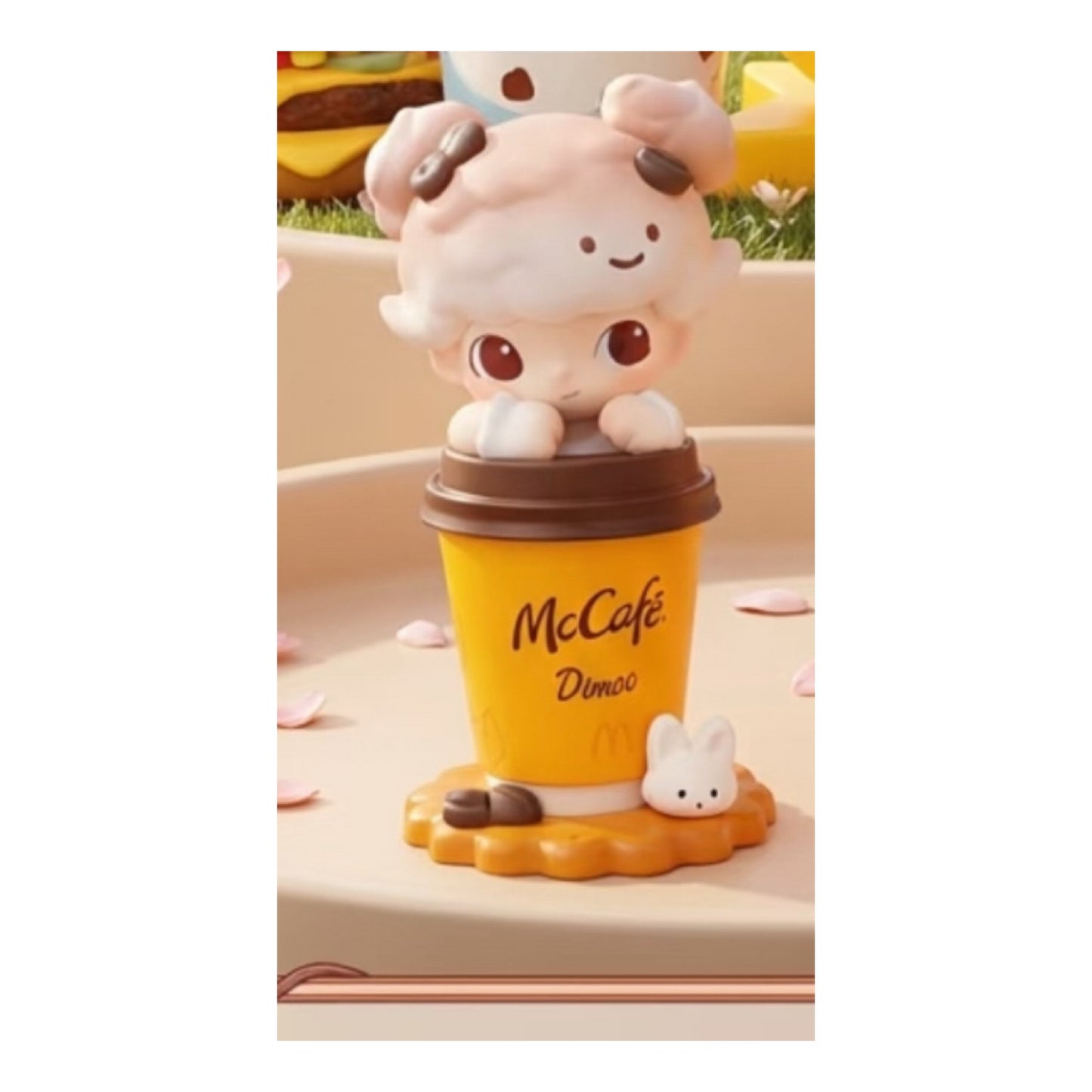 McDonald's collaboration with DIMOO McCafé McFlurry plush toy