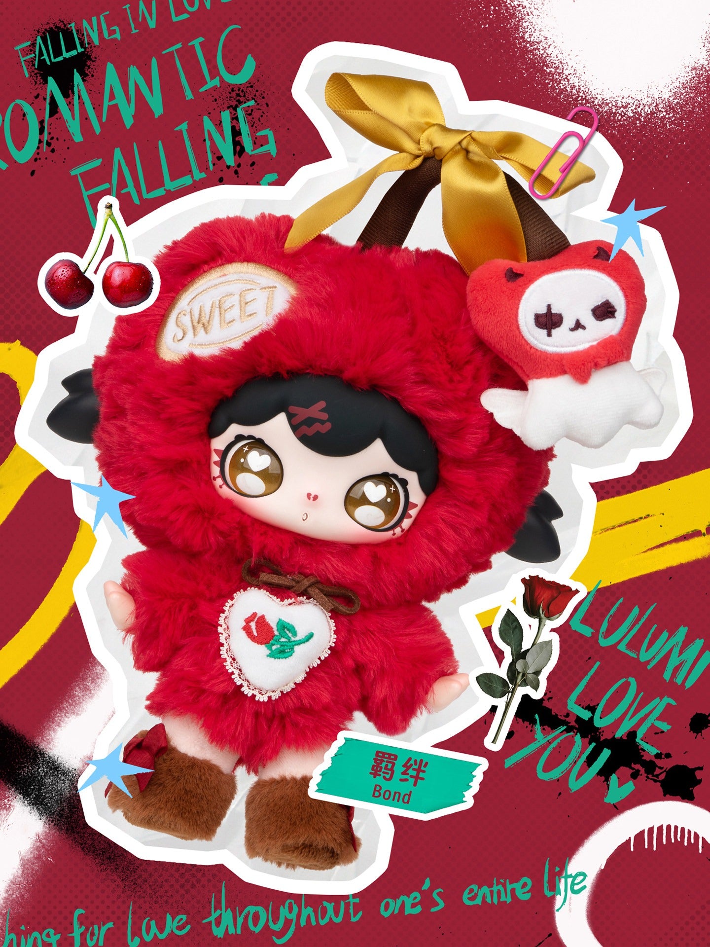 Lulumi's N-Language Heart-Fluttering Keychain Series（NO BOX）