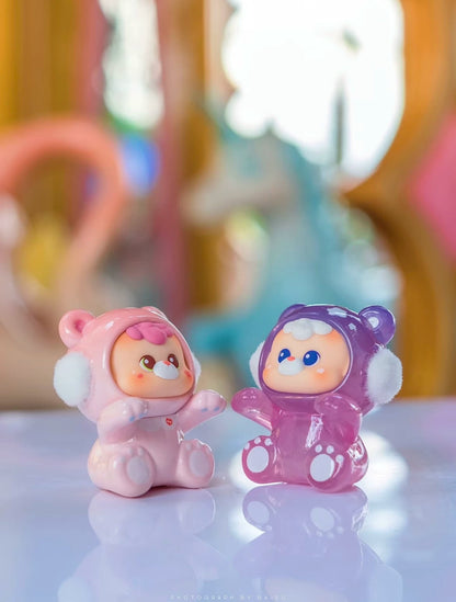 Diudiu Baby 24-hour bear sticker series cute granules