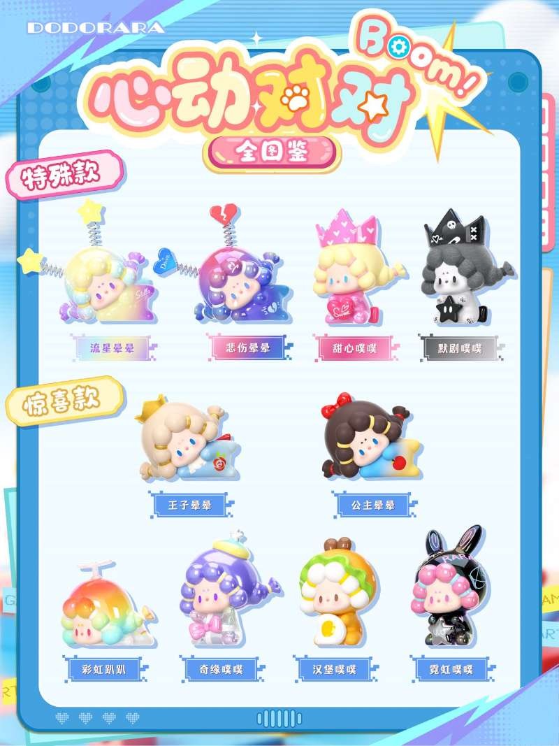 DODORARA "Heart-Fluttering Match" Cute Mini-Figure Blind Bag