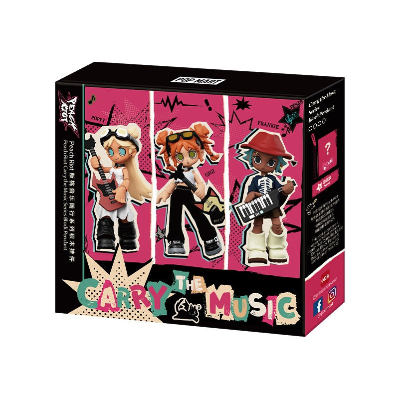 Peach Riot Carry the Music Series Block Pendant
