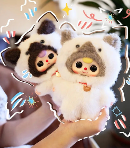 Babytree - A Cat and A Dog Plush Blind Box Trendy Play Pendant