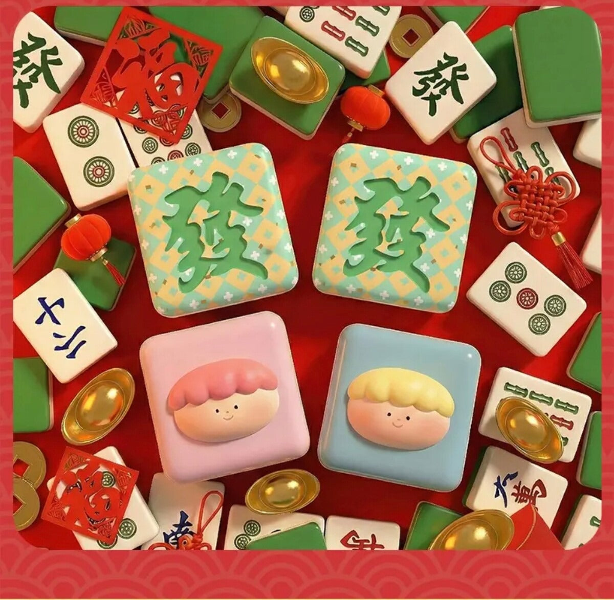BIG GALLERY Wealth and Fortune Series Cute Figurines