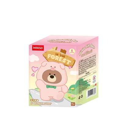 Miniso Gifford Bear Series Animal Cross dressing Vinyl Plush Hanging Decoration Blind Box