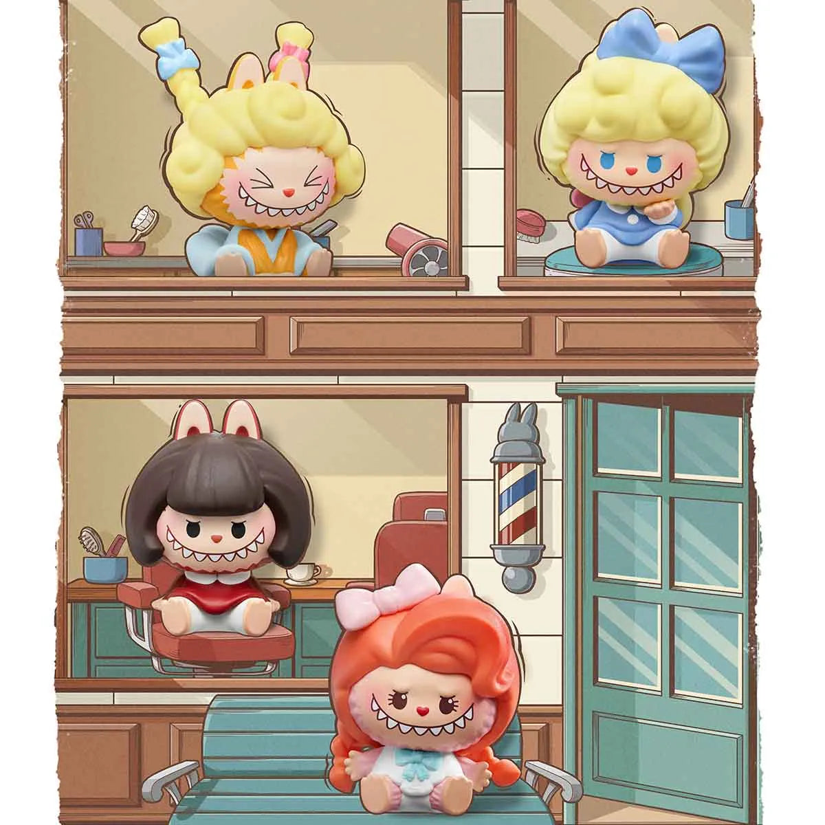 POP BEAN THE MONSTERS Hair Salon Series