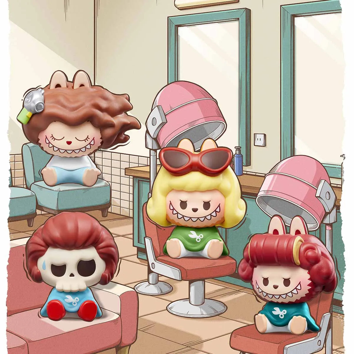 POP BEAN THE MONSTERS Hair Salon Series
