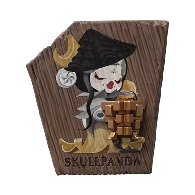 SKULLPANDA WHERE TIME DWELLS Series Fridge Magnet