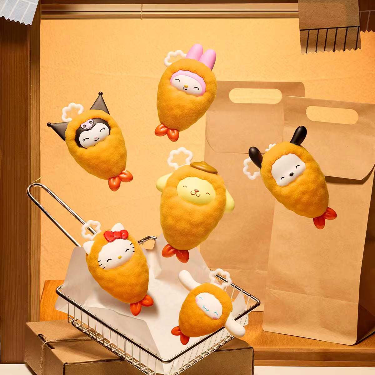 POP BEAN Hello Kitty and Friends Fried Shrimp Series