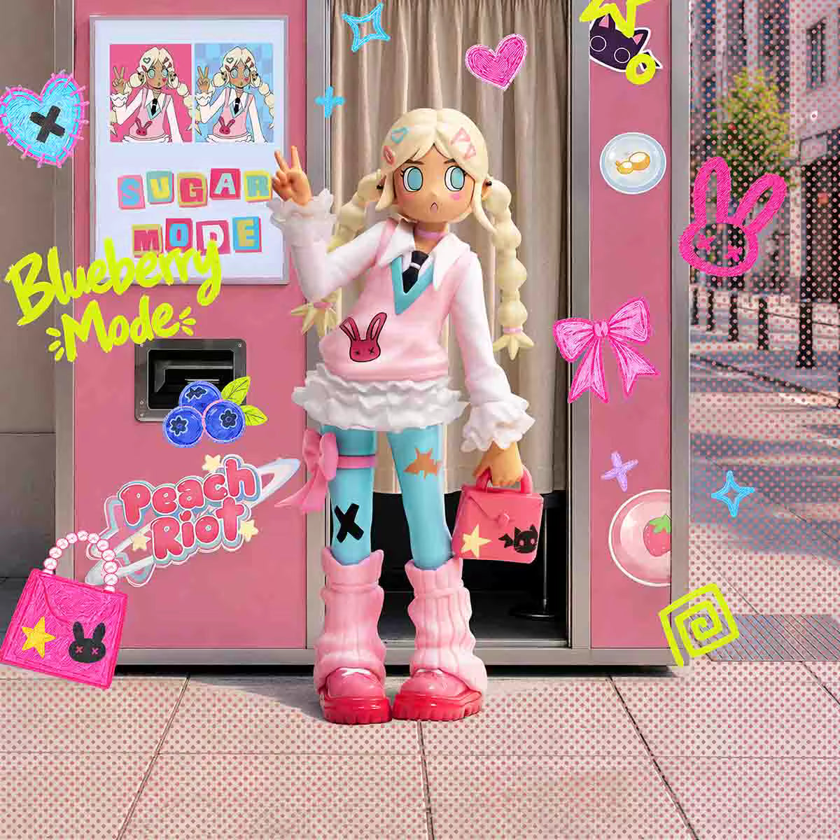 Peach Riot Sugar Mode Series Figures