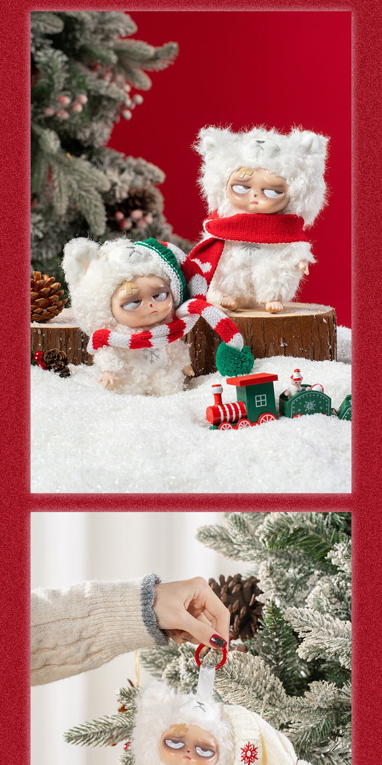 Grumpi Insomnia Roaming Baby Snow Light Story Vinyl Plush Pendant Blind Box