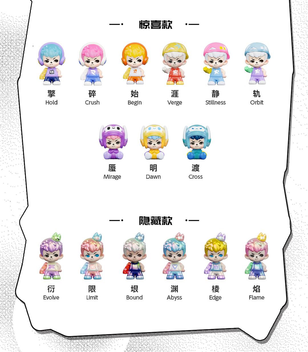 Rayan's first generation cute multi-dimensional instant mi blind bag
