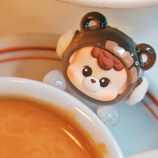 Diudiu Baby 24-hour bear sticker series cute granules
