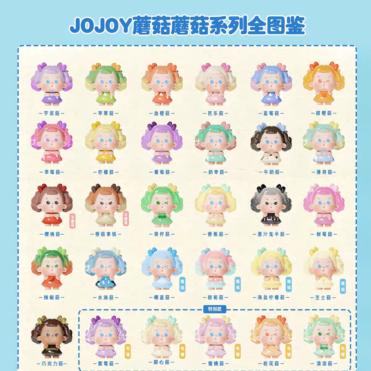 JOJOY's first generation mushroom series