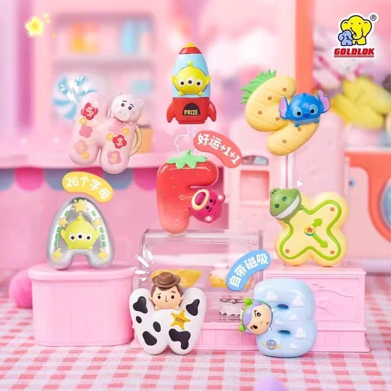 LUCKY LETTER Cute Magnets Disney Song Song Series