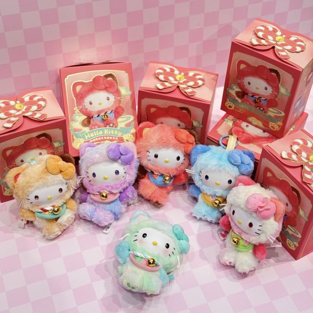 Hello Kitty Meow Meow Blessings Series Plush Blind Box