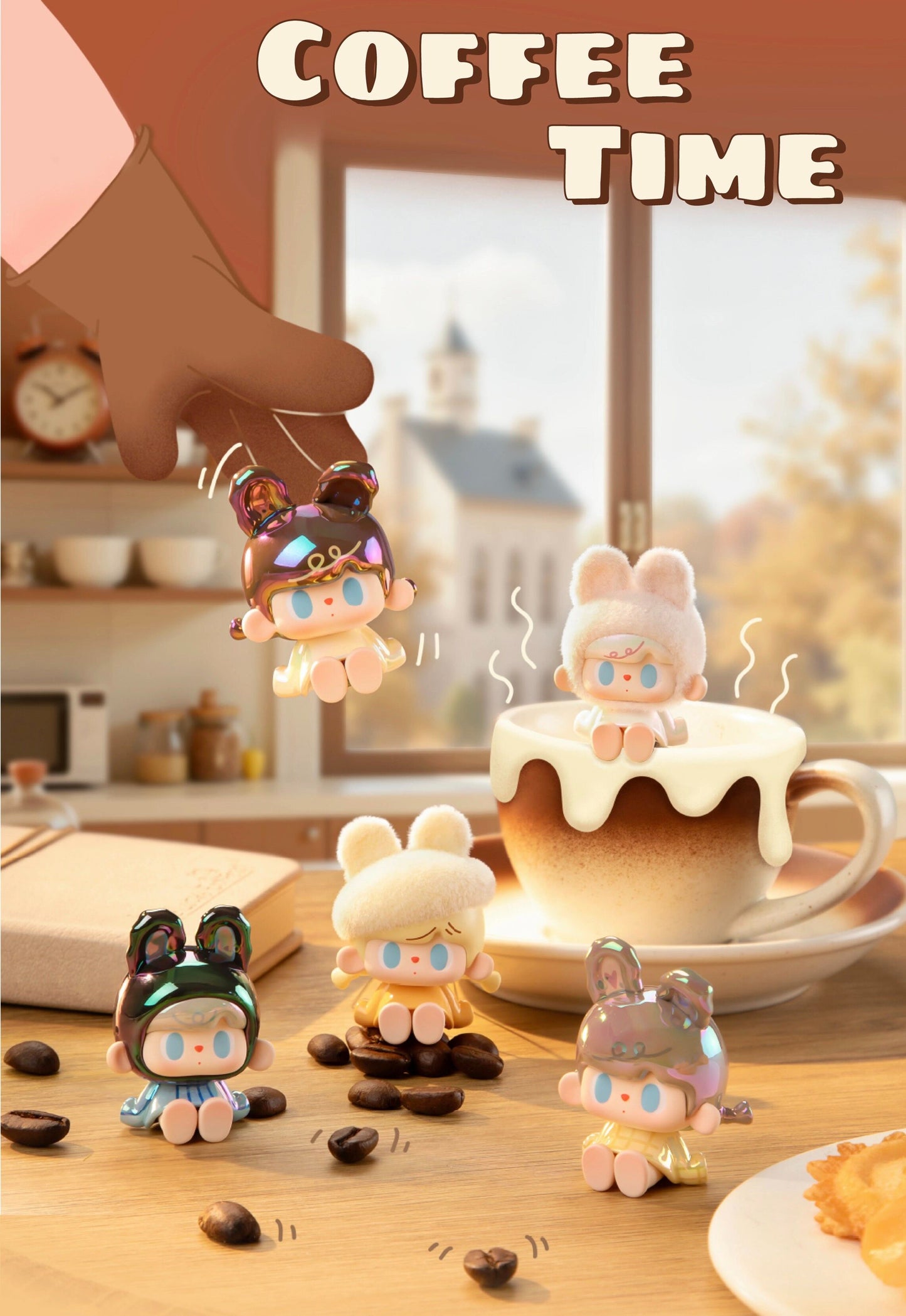 TUTU Bear Coffee time Edition Hanging Card