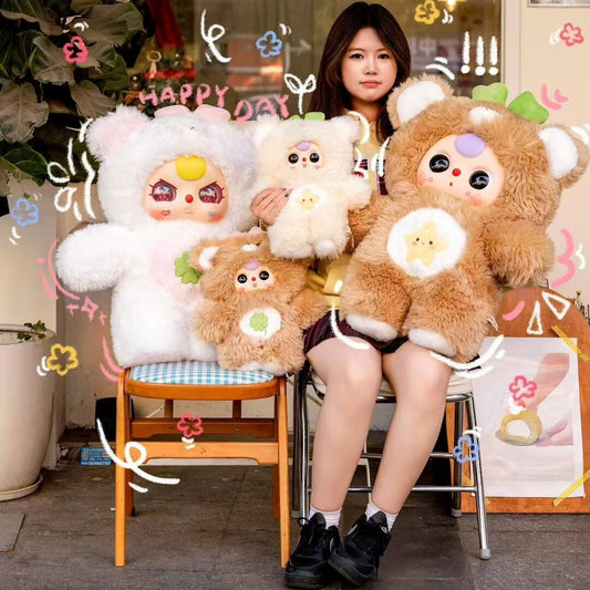 Baby Three is three years old, 1000% v2. Bear Boy obediently plush blind box trendy play big baby cute doll