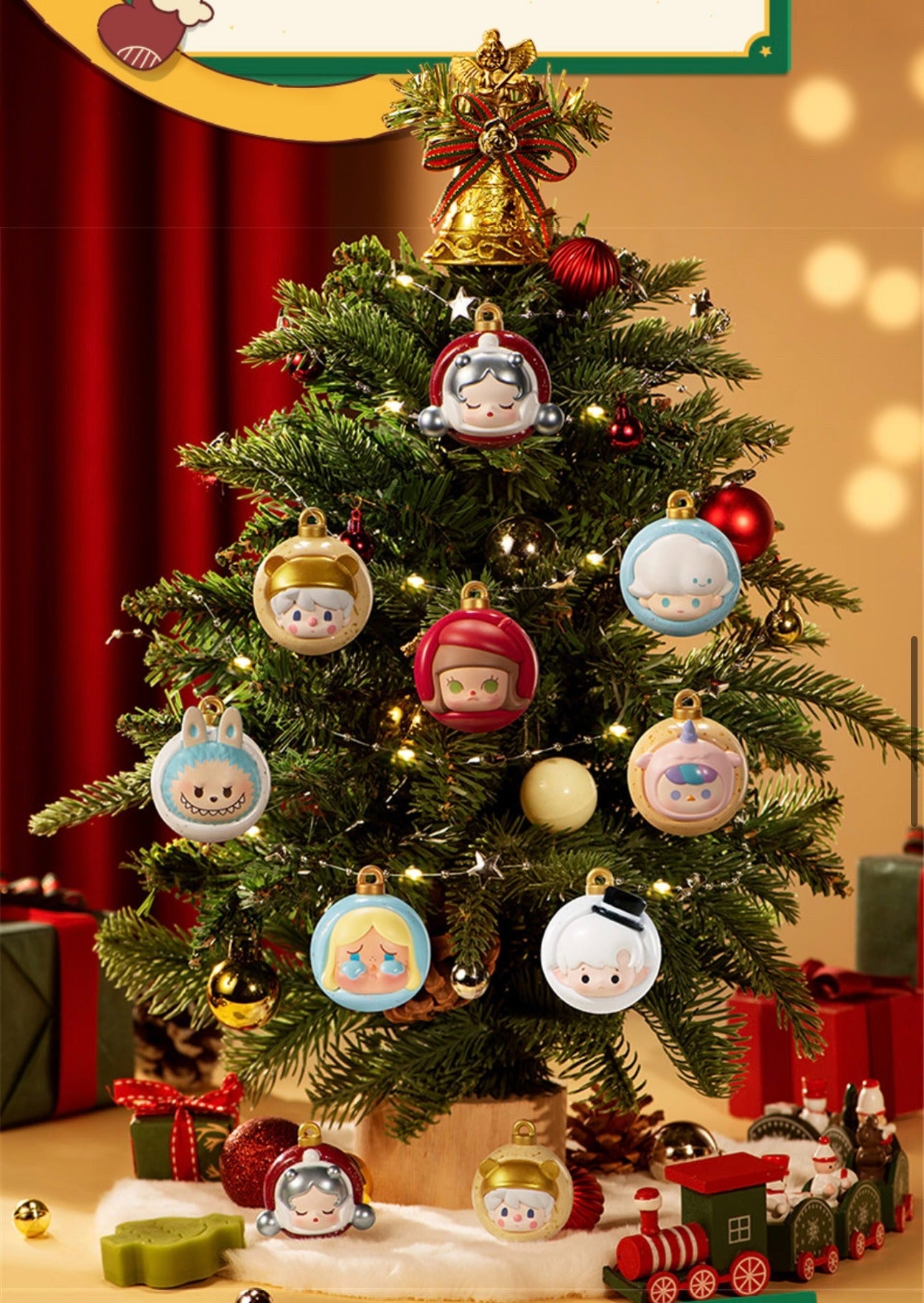 pop bean Christmas Ball Series