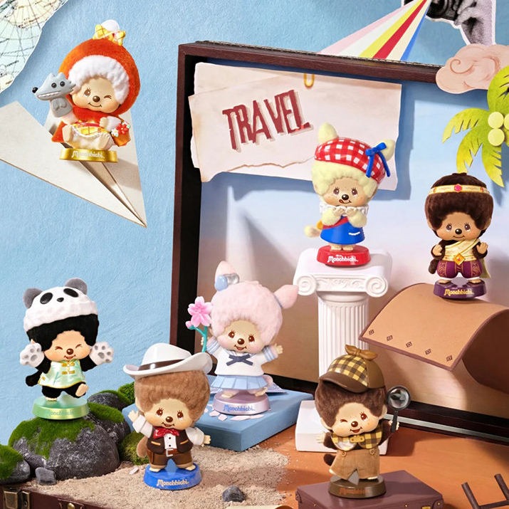 Monchichi Cute Fun Global Tour Series Blind Box