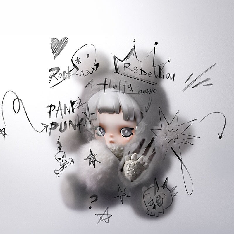 SKULLPANDA big doll of reblel